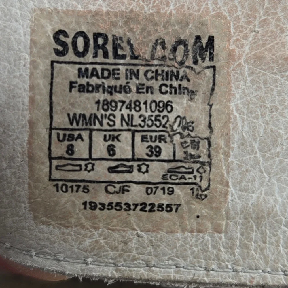 Sorel‎ Womens Joanie II Lace Wedge Sandal Grey Suede Size 8 Streetwear Edgy